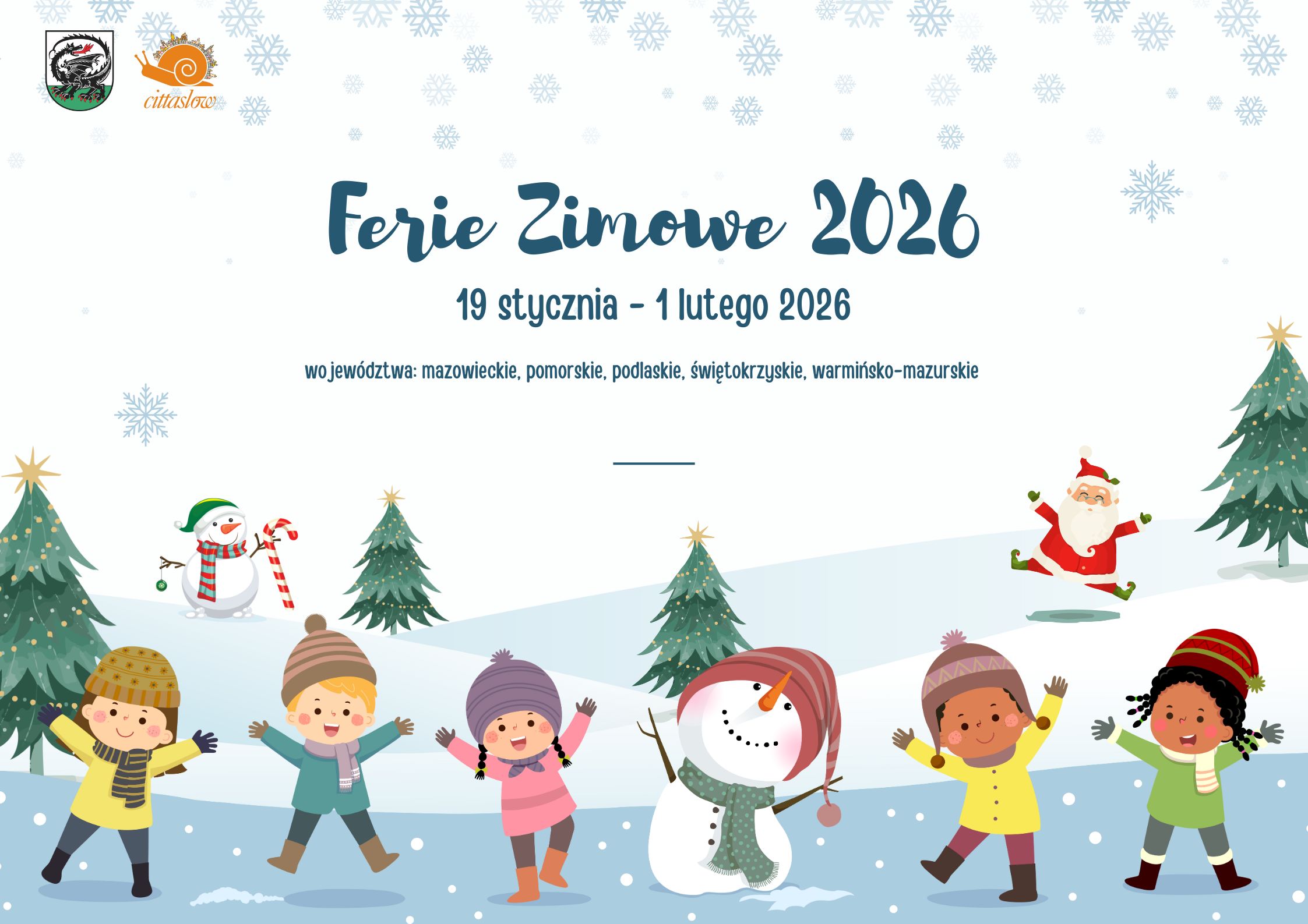 Grafika Ferie Zimowe 2026